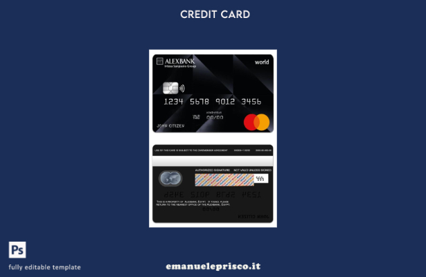 stile verificato Modello mastercard mondiale Alexbank Egitto
